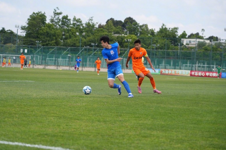 申花U20兩翼齊飛2-0云南玉昆，黃毅豪張煜建功