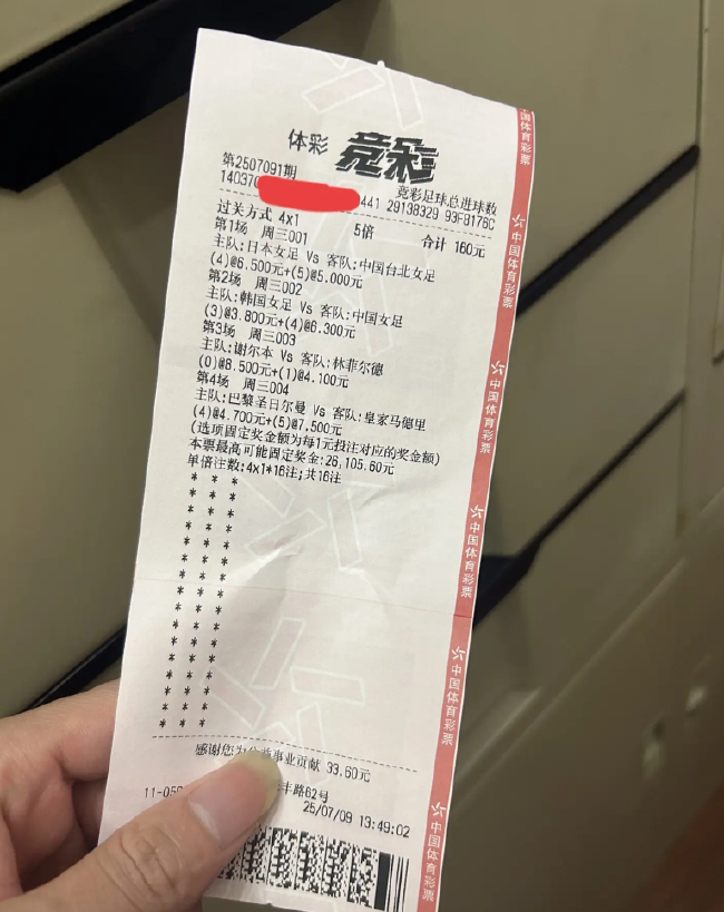 世俱杯巴黎4-0皇馬催生55倍比分神單 224元斬獲1.14萬(wàn)