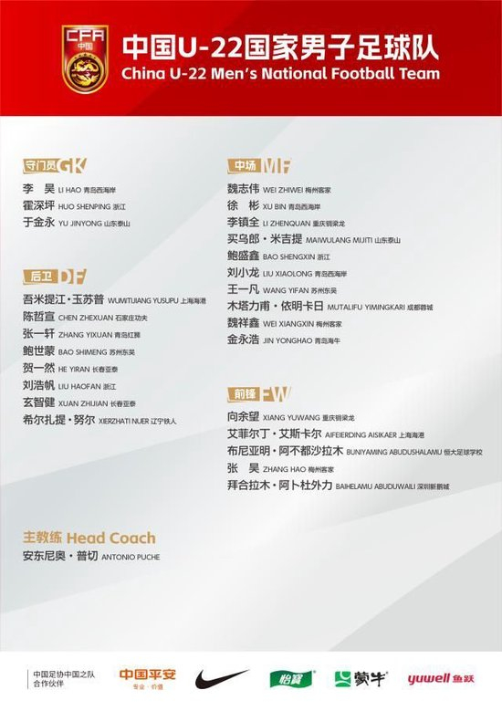 U22集訓名單出爐：全運沖突致05/06核心缺陣，08跳級生魏祥鑫、布尼亞明入列