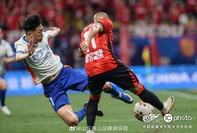泰山客場(chǎng)0-1蓉城，五輪連勝終結(jié)
