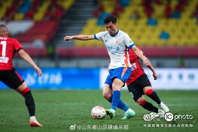 泰山客場(chǎng)0-1蓉城，五輪連勝終結(jié)